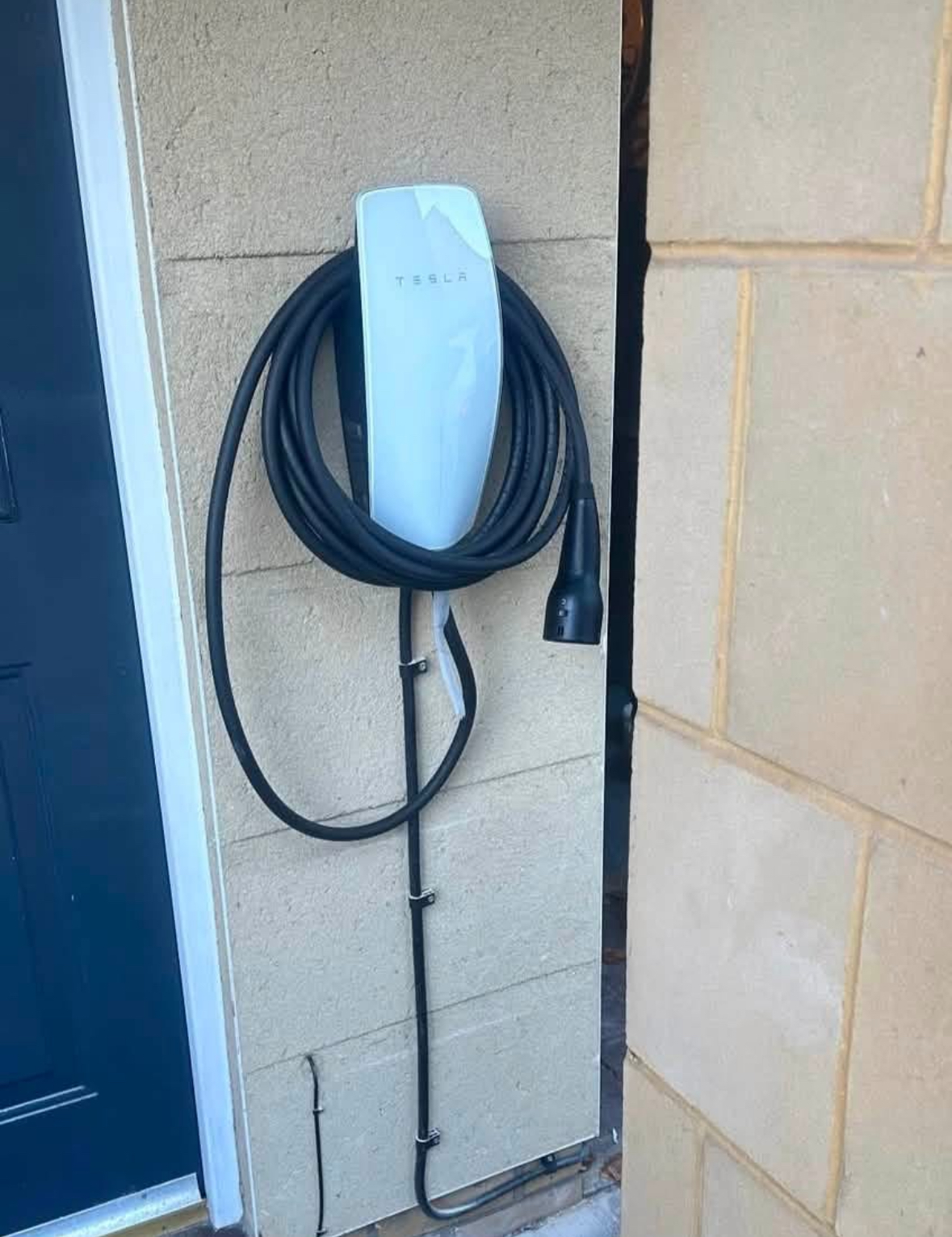 EV charging point, driveway